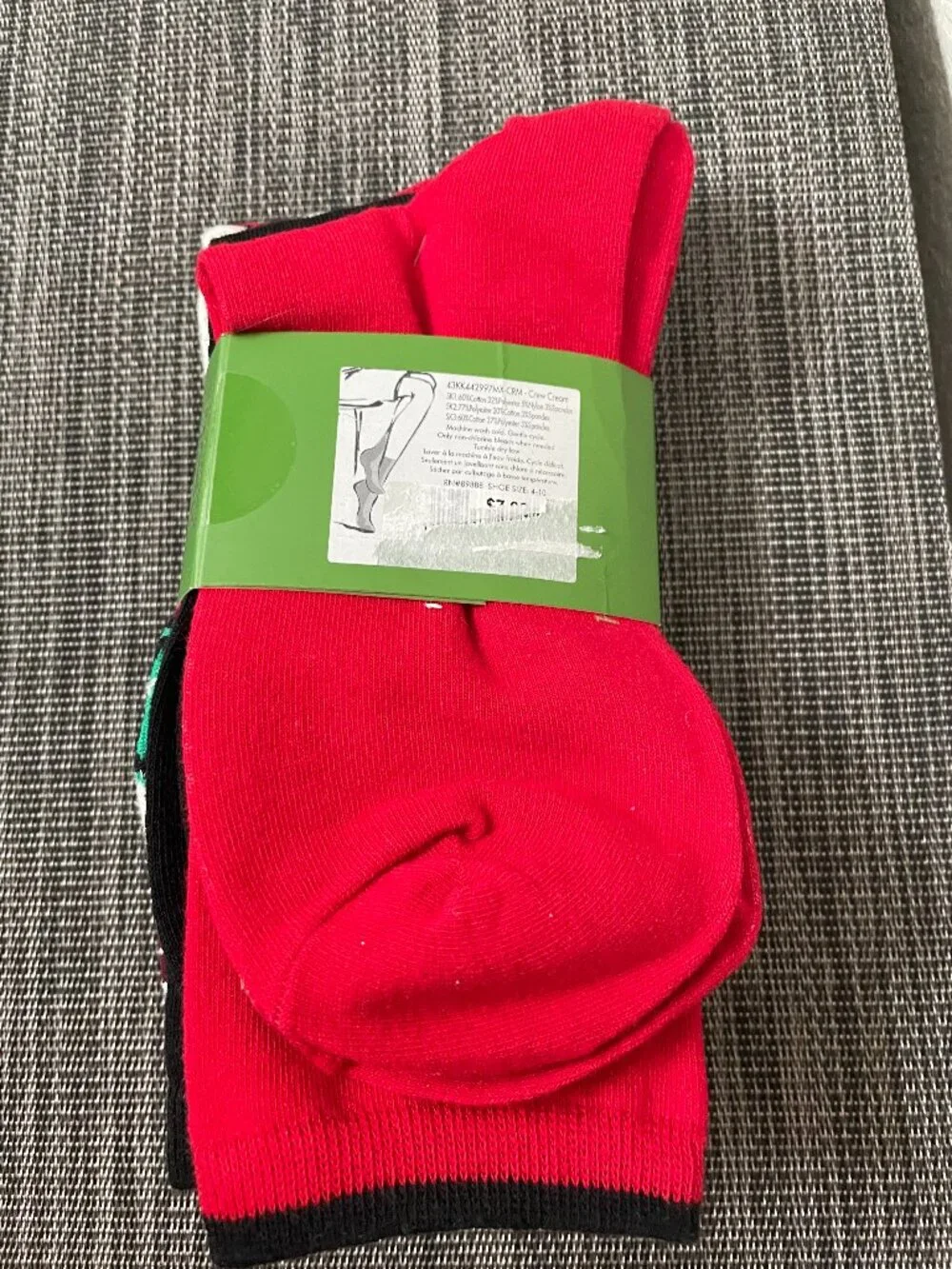 Kate Spade Christmas Crew Socks-3 Pack-NWT